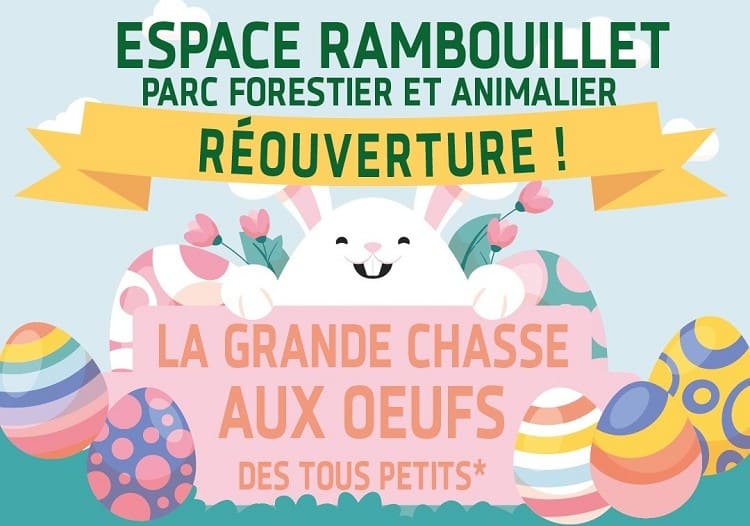 18 chasses aux oeufs 2026 Paris et Ile-de-France ! chasse aux oeufs espace rambouillet