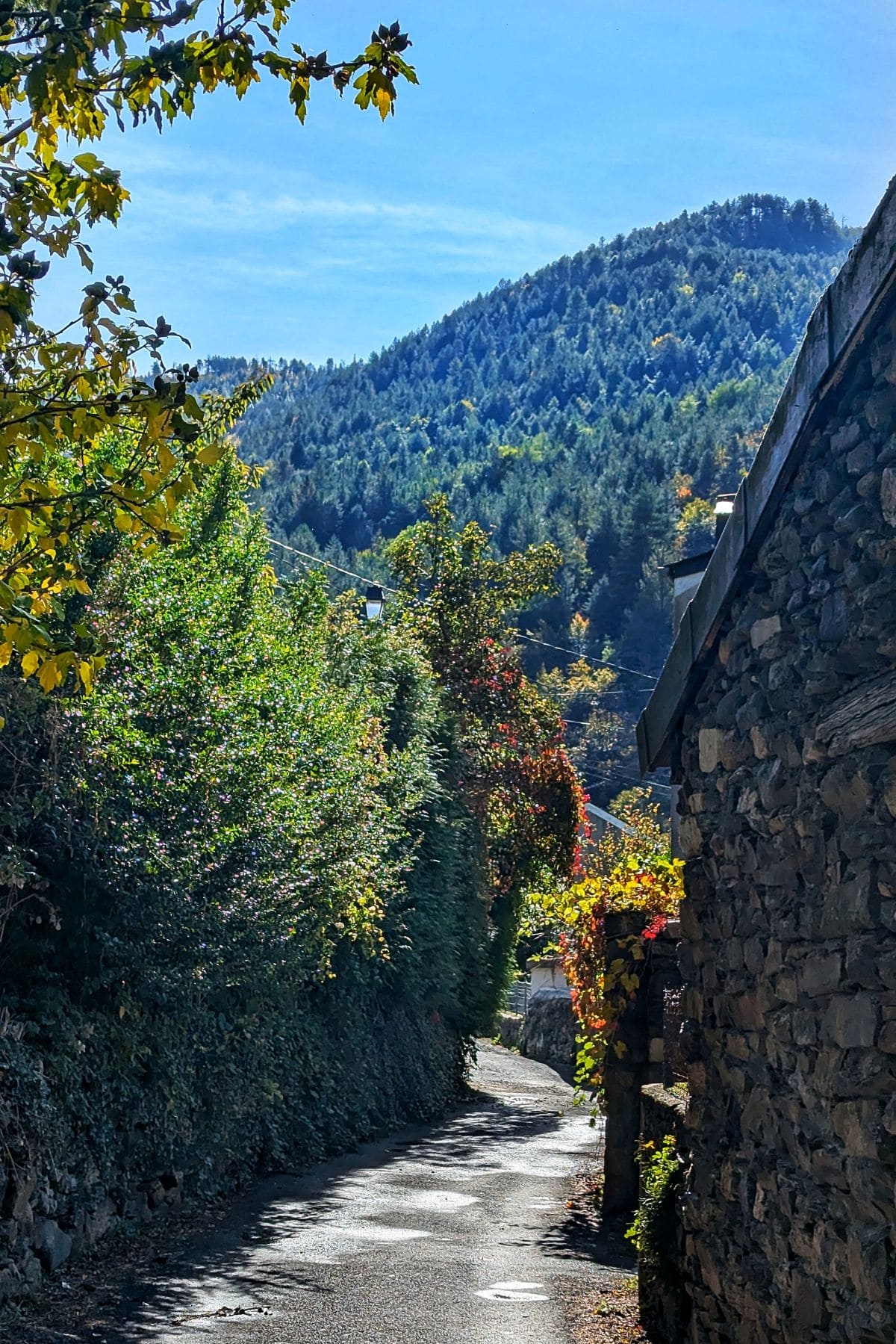 montagne depuis les rues de florac les trois rivieres