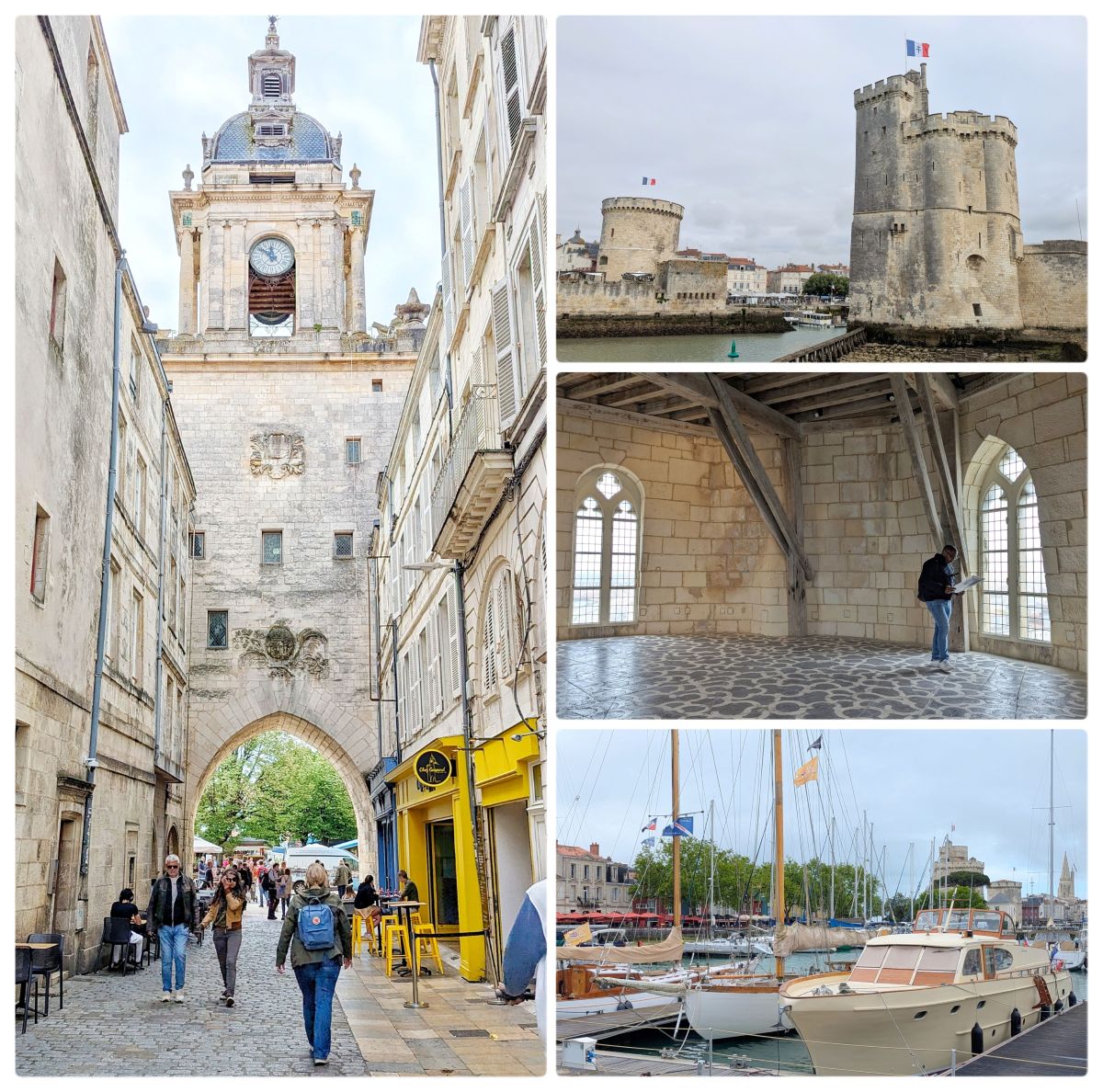 deambulation sur le port de la rochelle en charente maritime