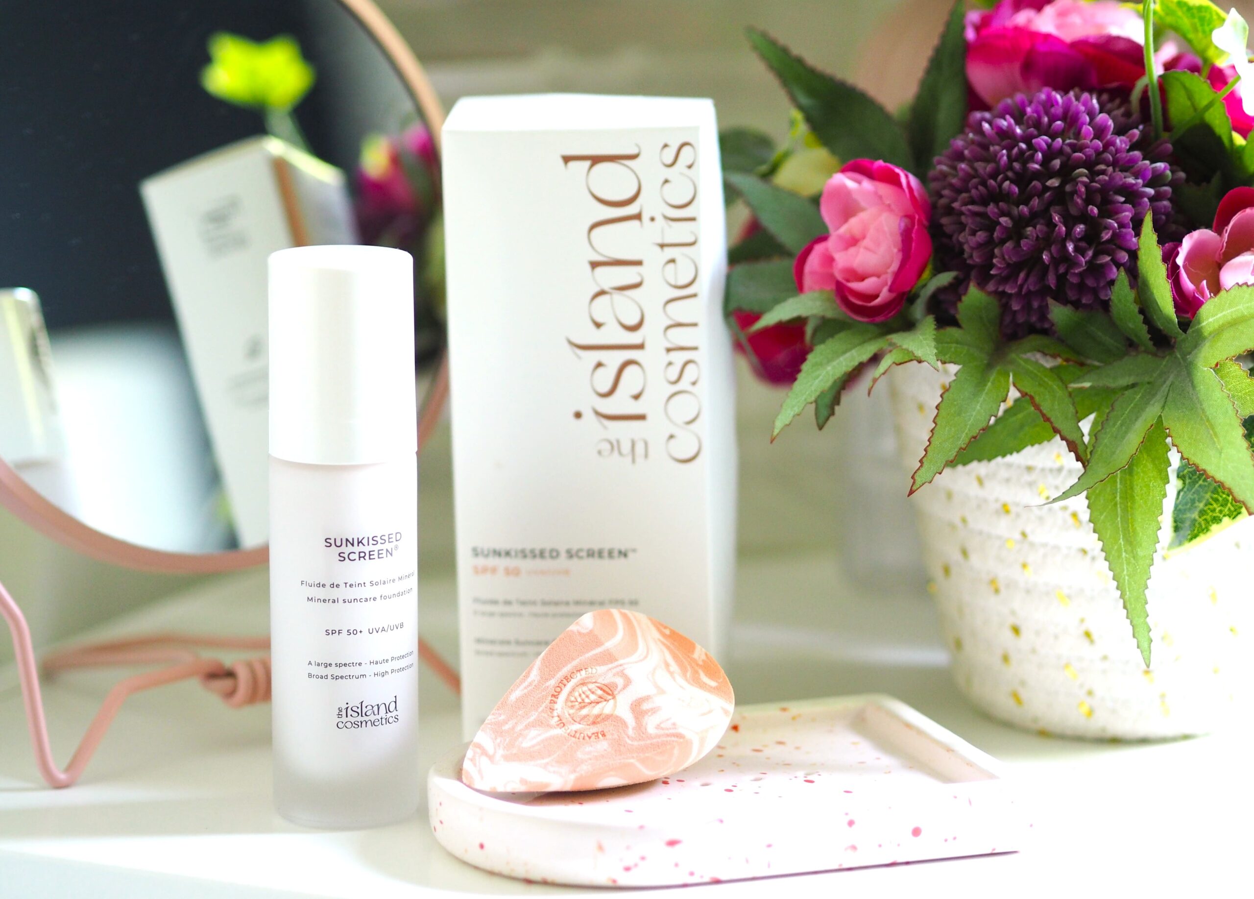 the island cosmetics avis sur le fluide de teint solaire mineral sunkissed