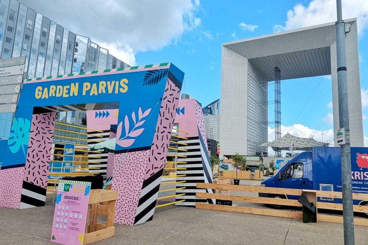 entree de garden parvis 2025 La Defense