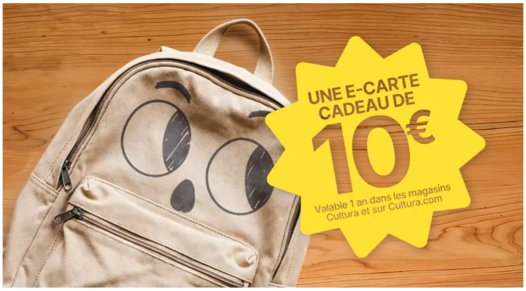 Reprise de cartable Cultura pour la rentrée 2026