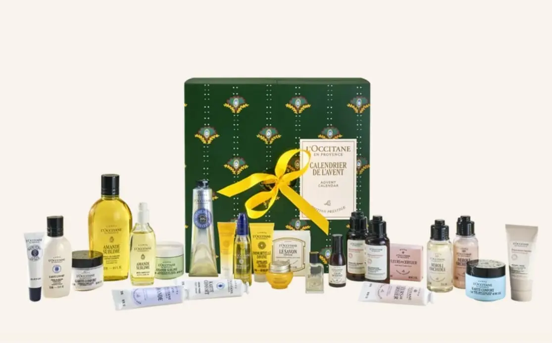 Calendriers de l’Avent beauté 2026 : nouveautés, prix et bons plans calendrier de l avant l occitane 2026 prestige