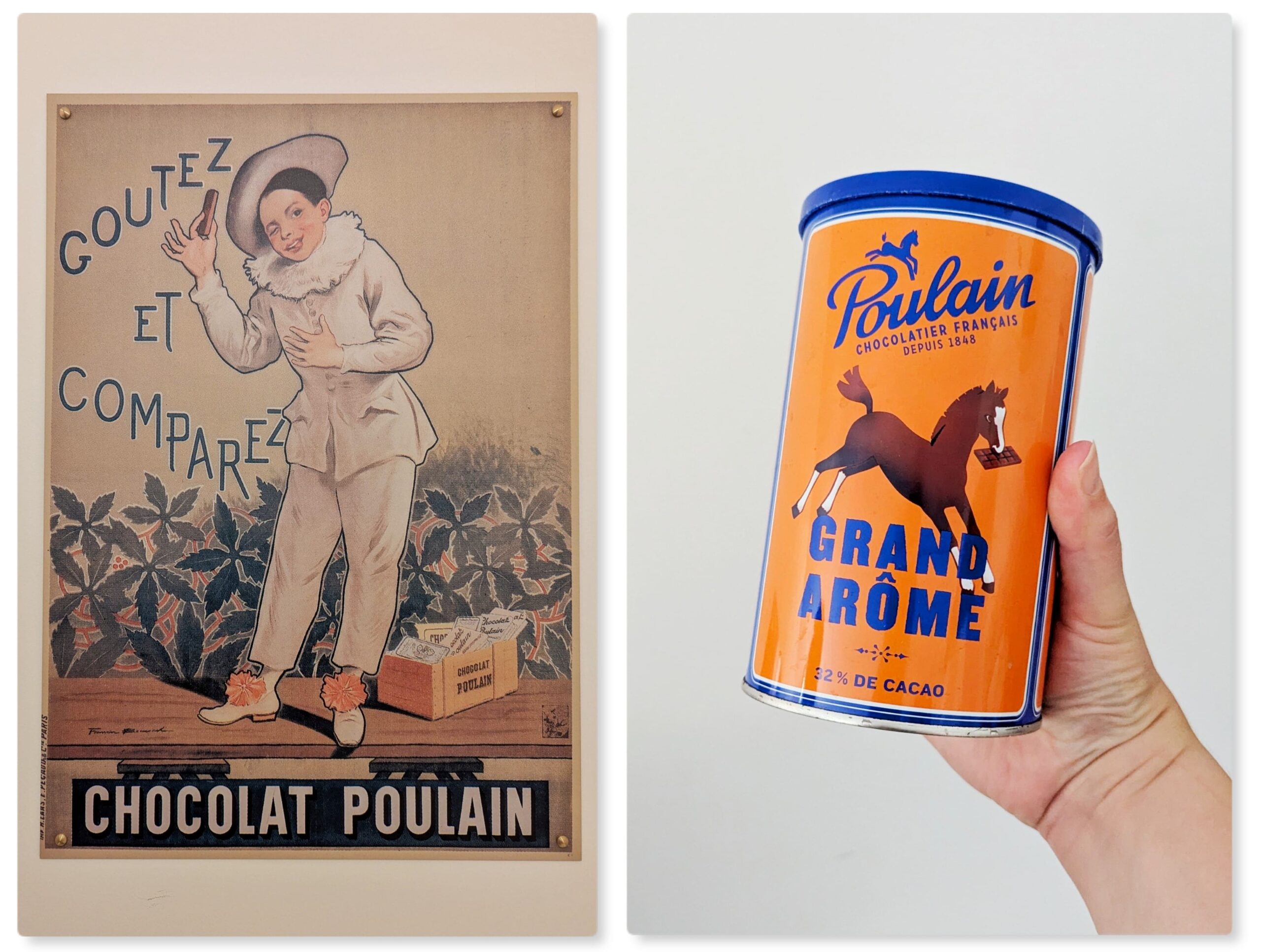 chocolats poulain originaires de Blois