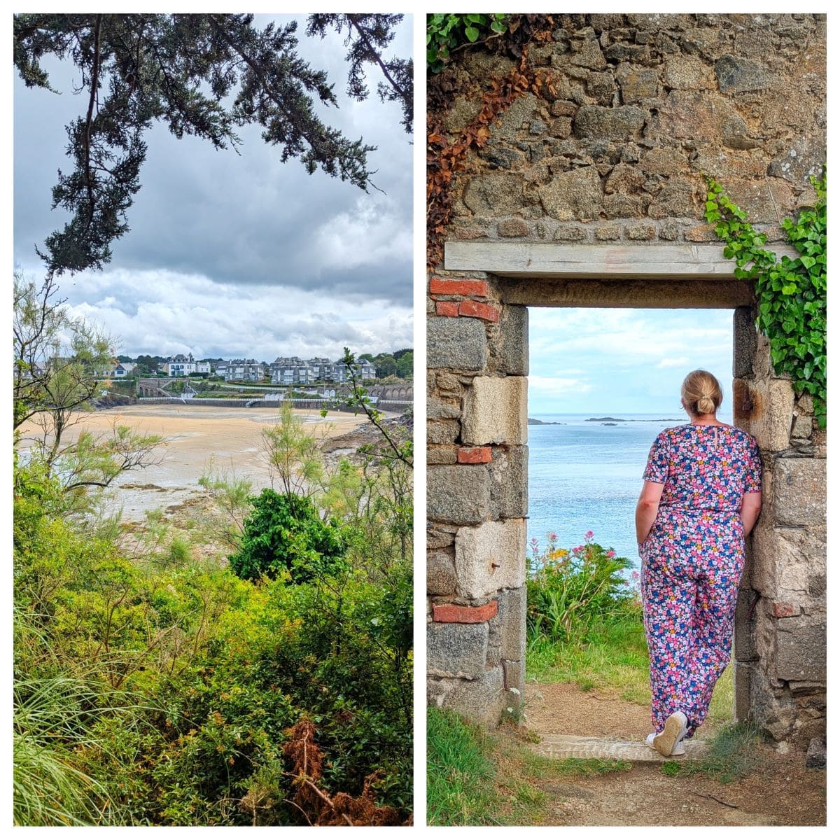 vues depuis l ile de la comtesse a saint quay portrieux