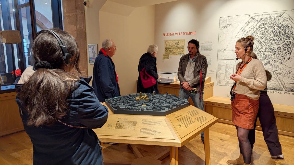 bibliotheque de selestat presentoir et museographie 