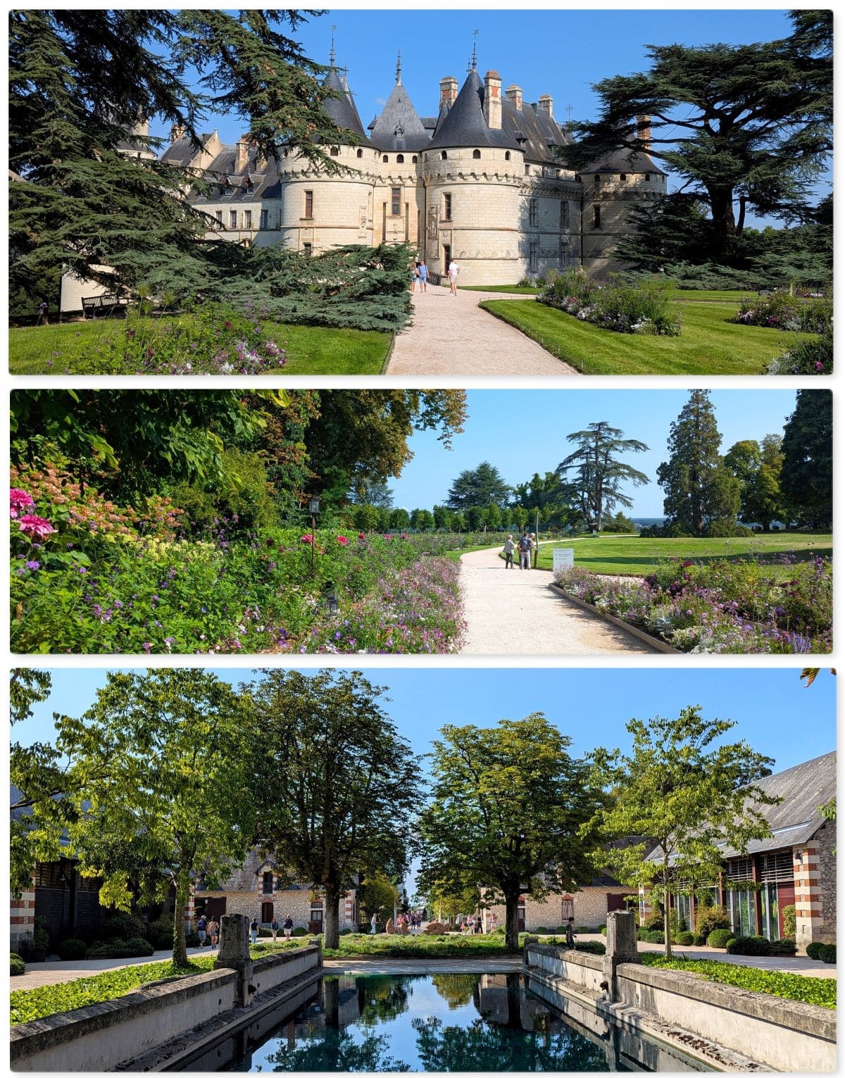parc et jardins du chateau de chaumont sur loire