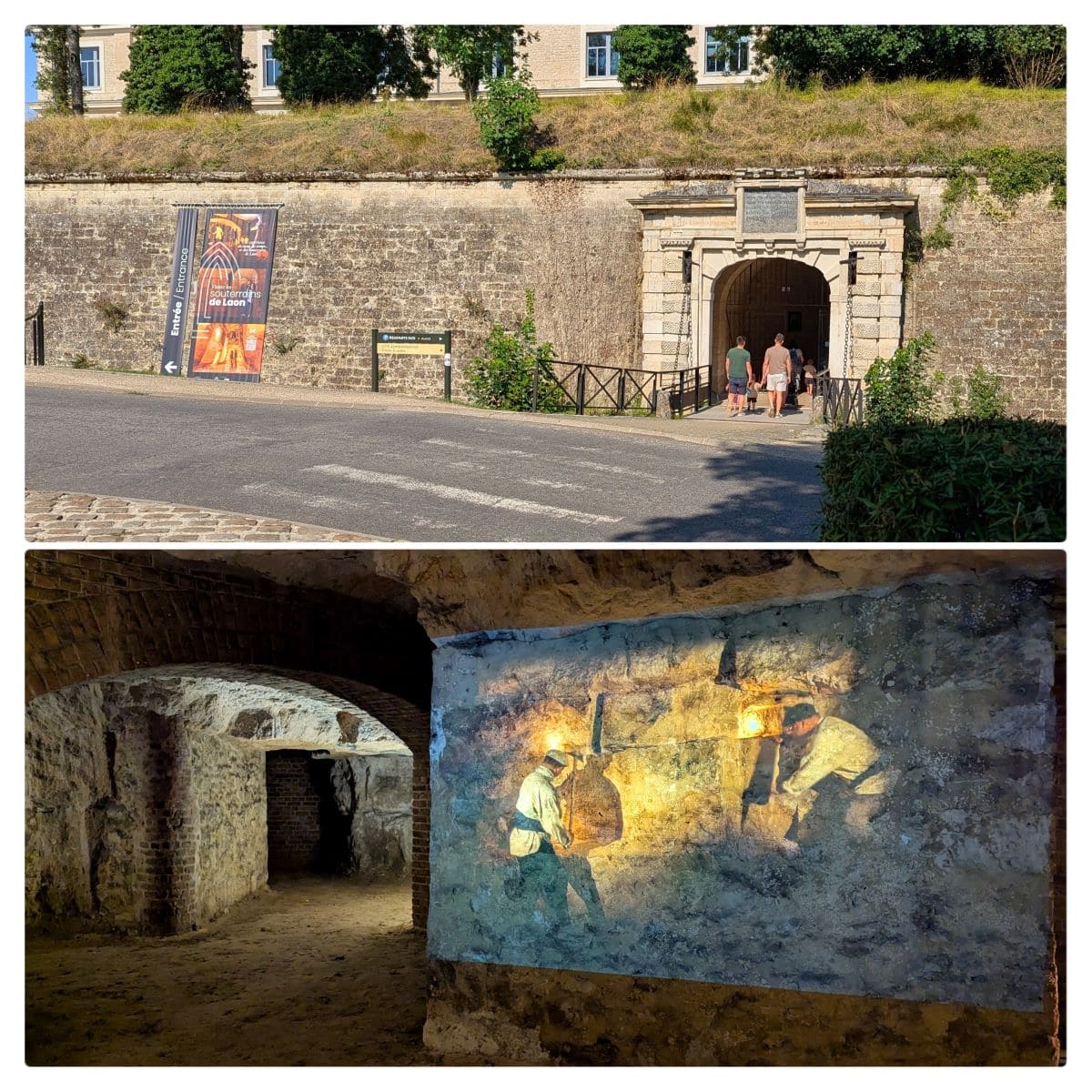 visite des souterrains de laon