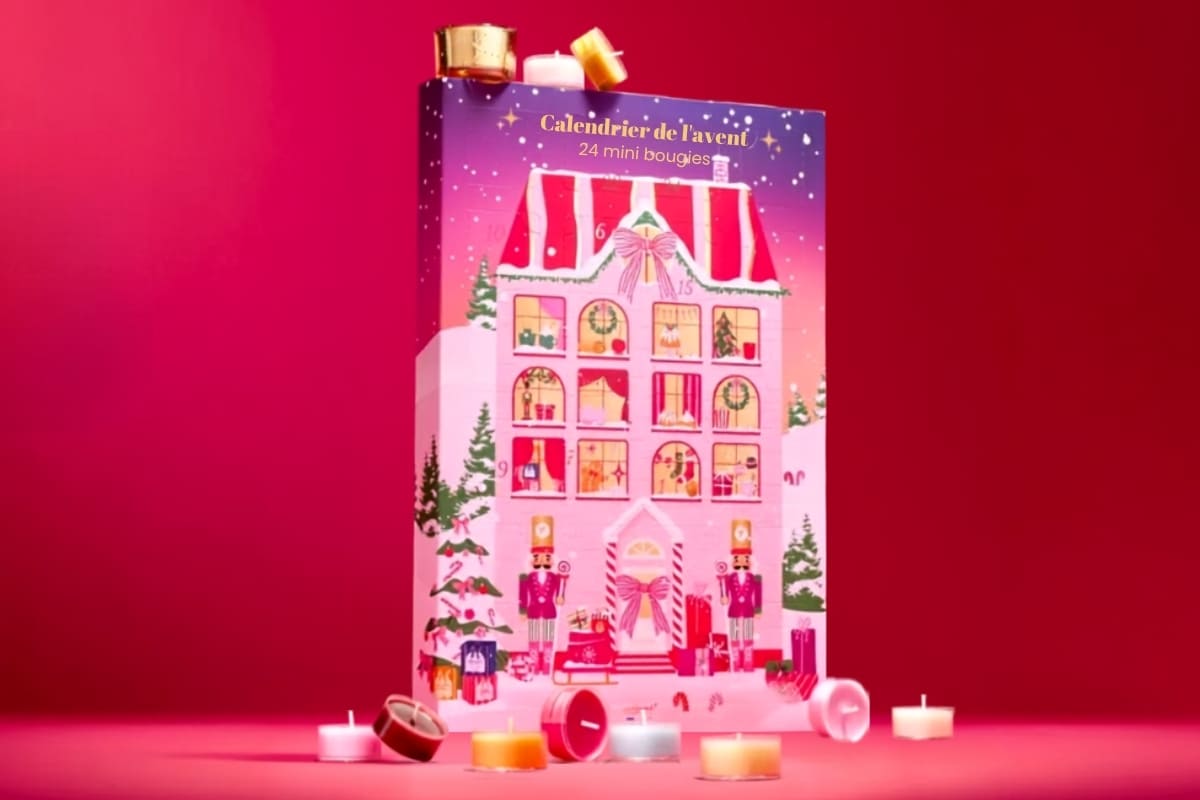 calendrier de l avent bougies ADOPT 2026 maison de noel