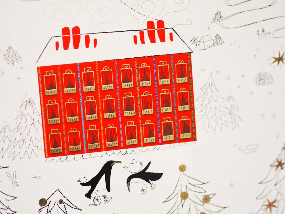 decor du calendrier avent thes dammann freres 2025