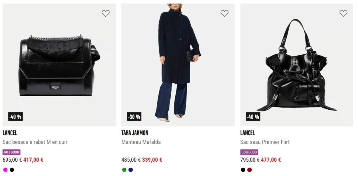 Les 3J GALERIES LAFAYETTE 2026, c'est parti ! reductions importantes lancel et tara jarmon pendant les 3J galeries lafayette
