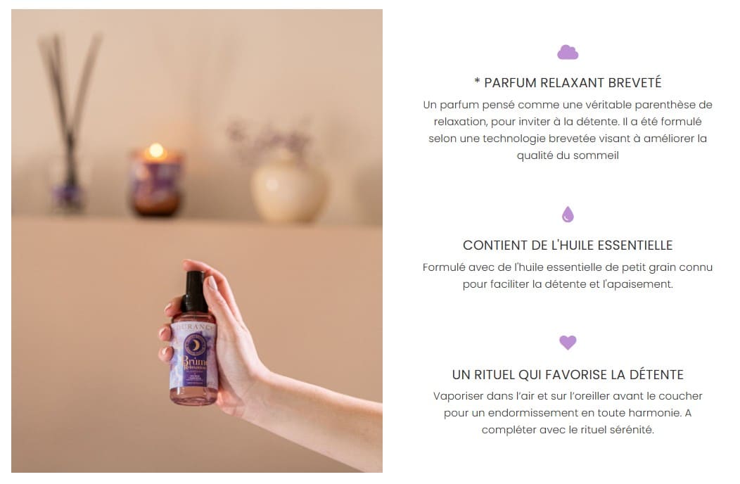 proprietes brume de relaxation durance