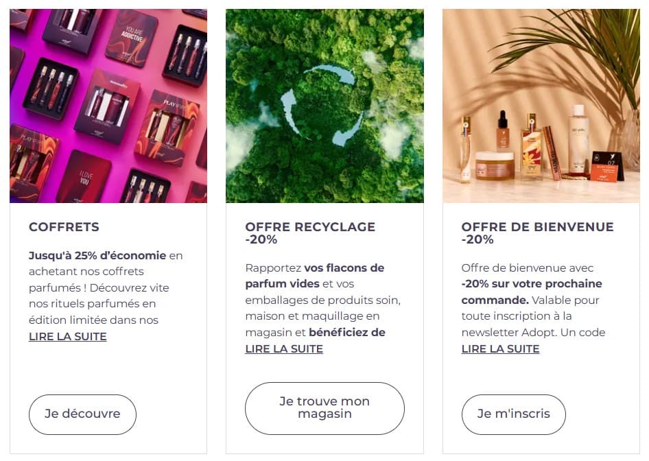 reductions parfums adopt