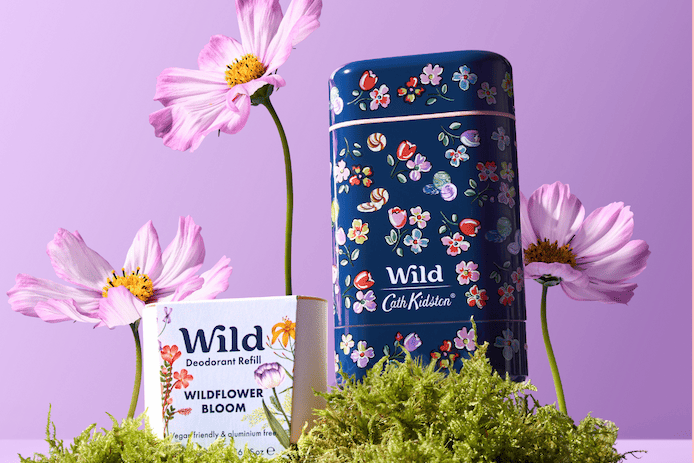 etui bleu nuit collab cath kidston et wild deo