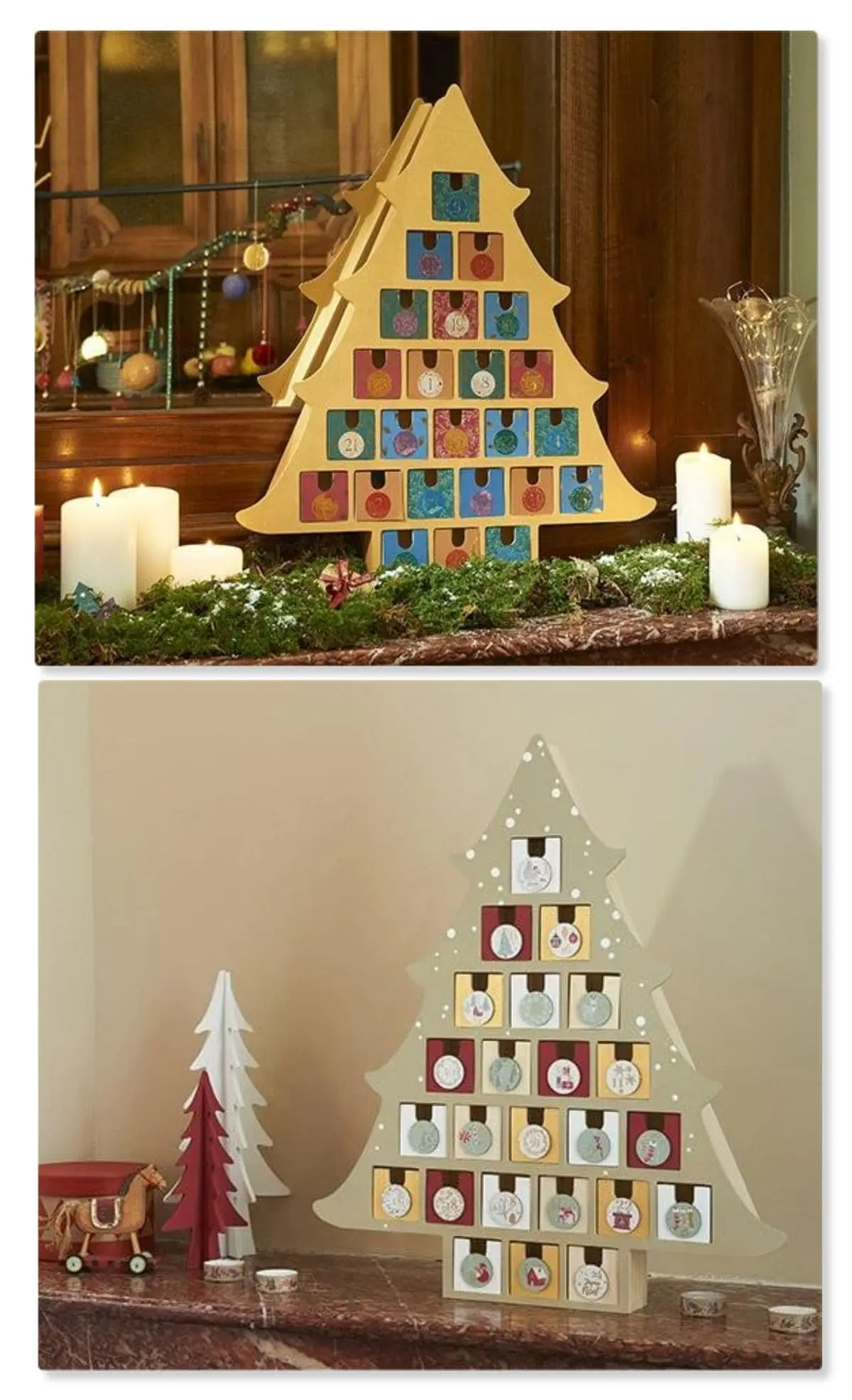 calendrier-avent-DIY-sapin-cultura-exemples calendrier aavent DIY sapin cultura exemples