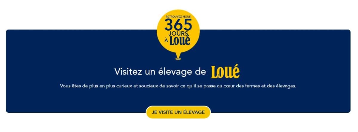 visite gratuite des elevages LOUE
