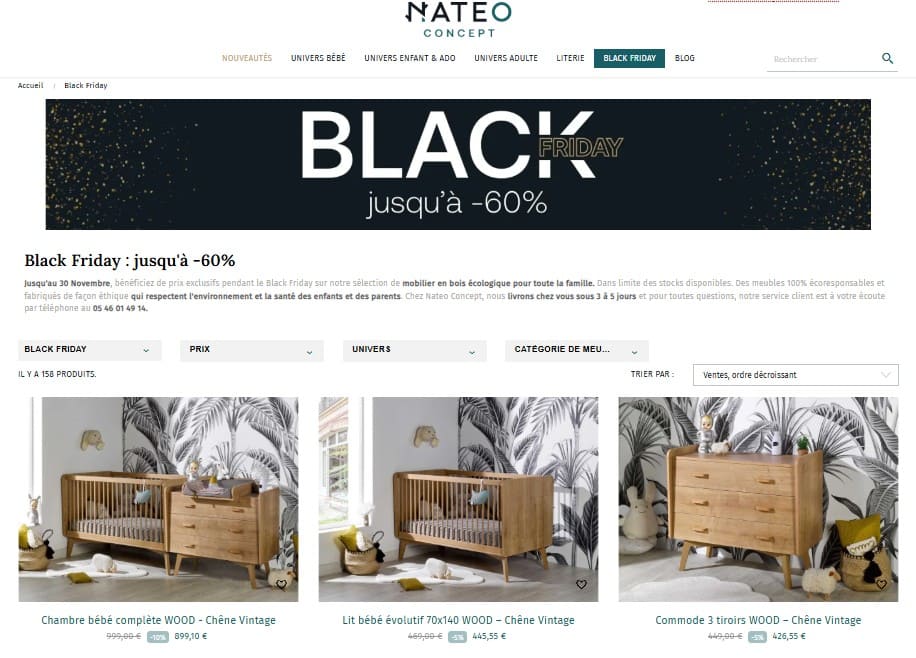 Astuces pour acheter un lit pour enfant de qualité au meilleur prix black friday nateo concept