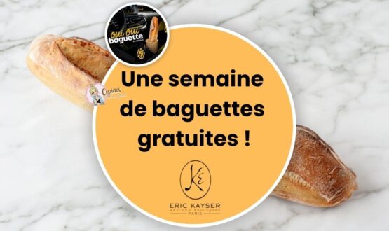 Une semaine de baguettes Eric KAYSER gratuites 🥖 pour tous les propriétaires de cette voiture !