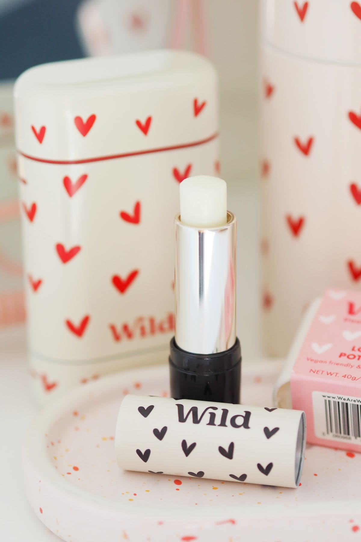 Mon avis sur les baumes à lèvres rechargeables WILD etui coeurs baume a levres rechargeable wild