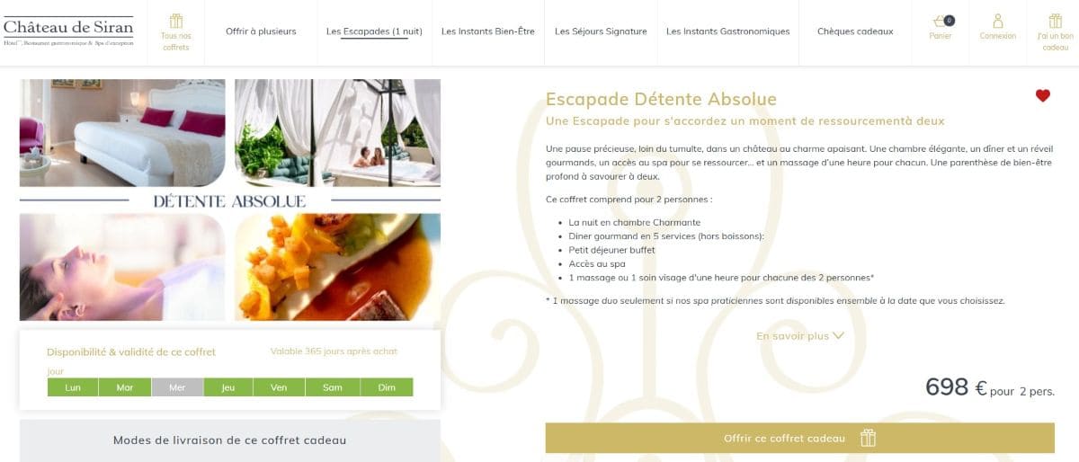 bon plan sejour chateau de siran