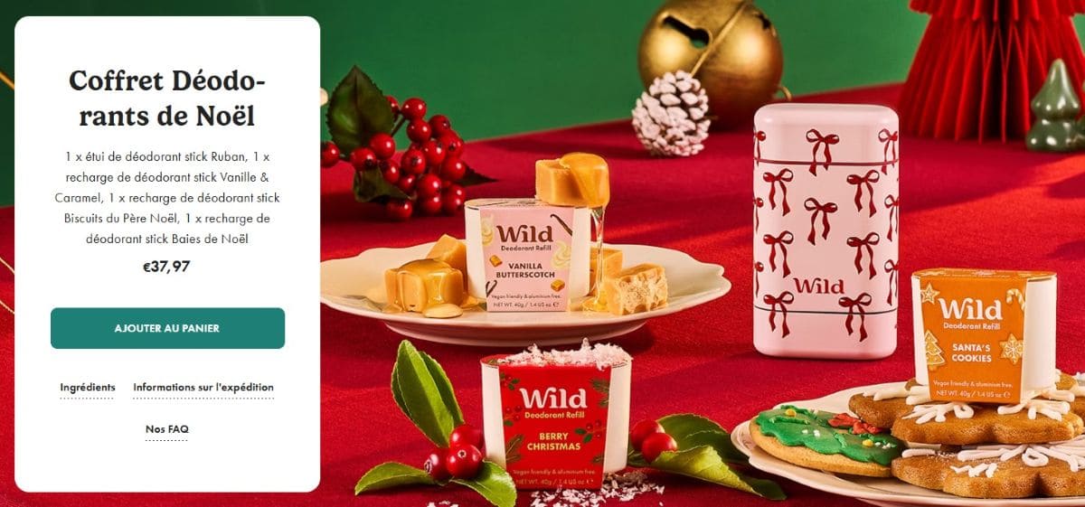 coffret noel wild