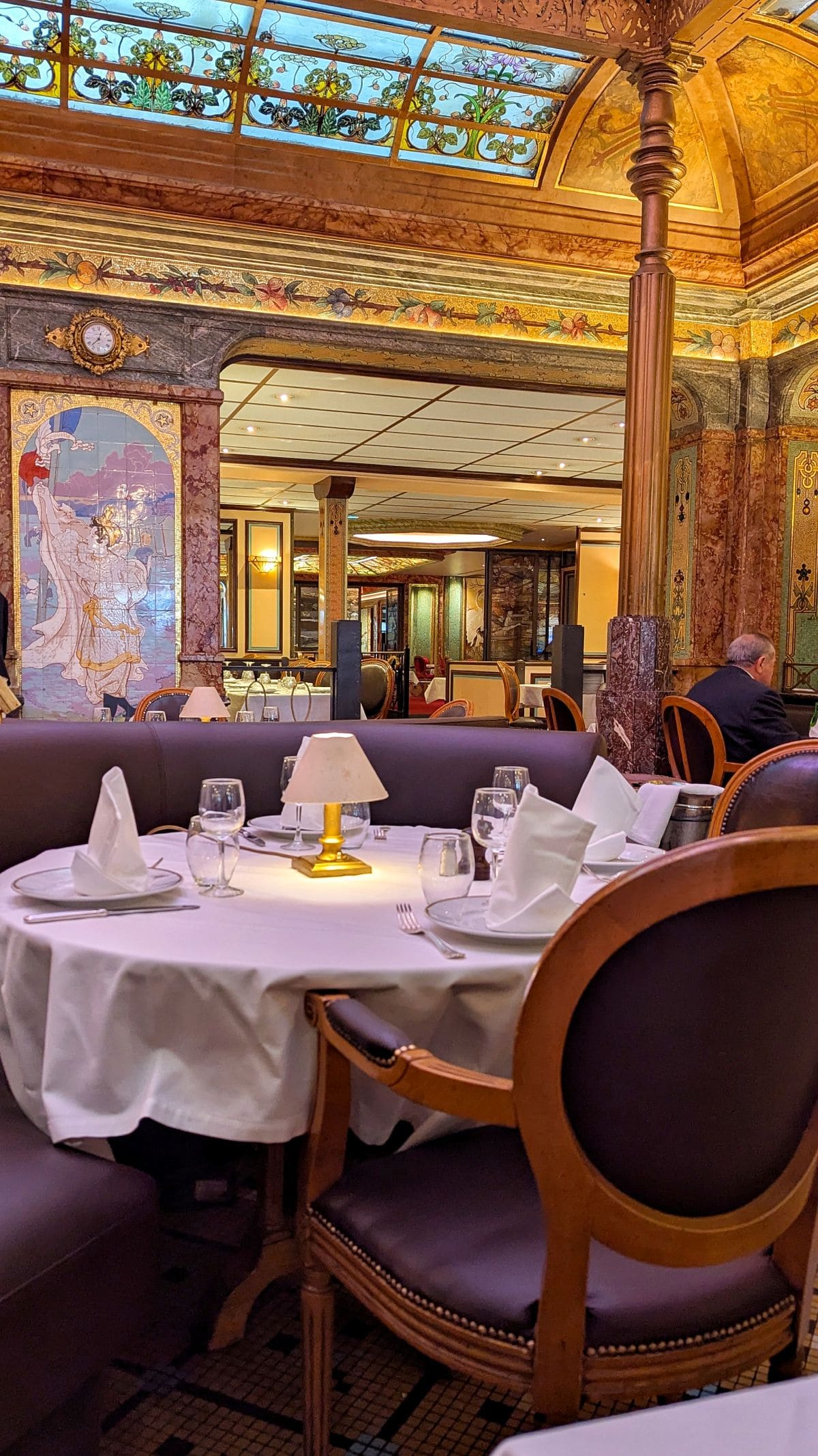 decoration art nouveau du restaurant mollard paris