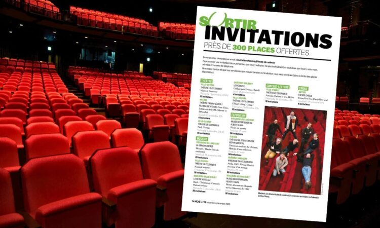 Spectacles gratuits 92 : près de 300 places à réserver pour une sortie à deux