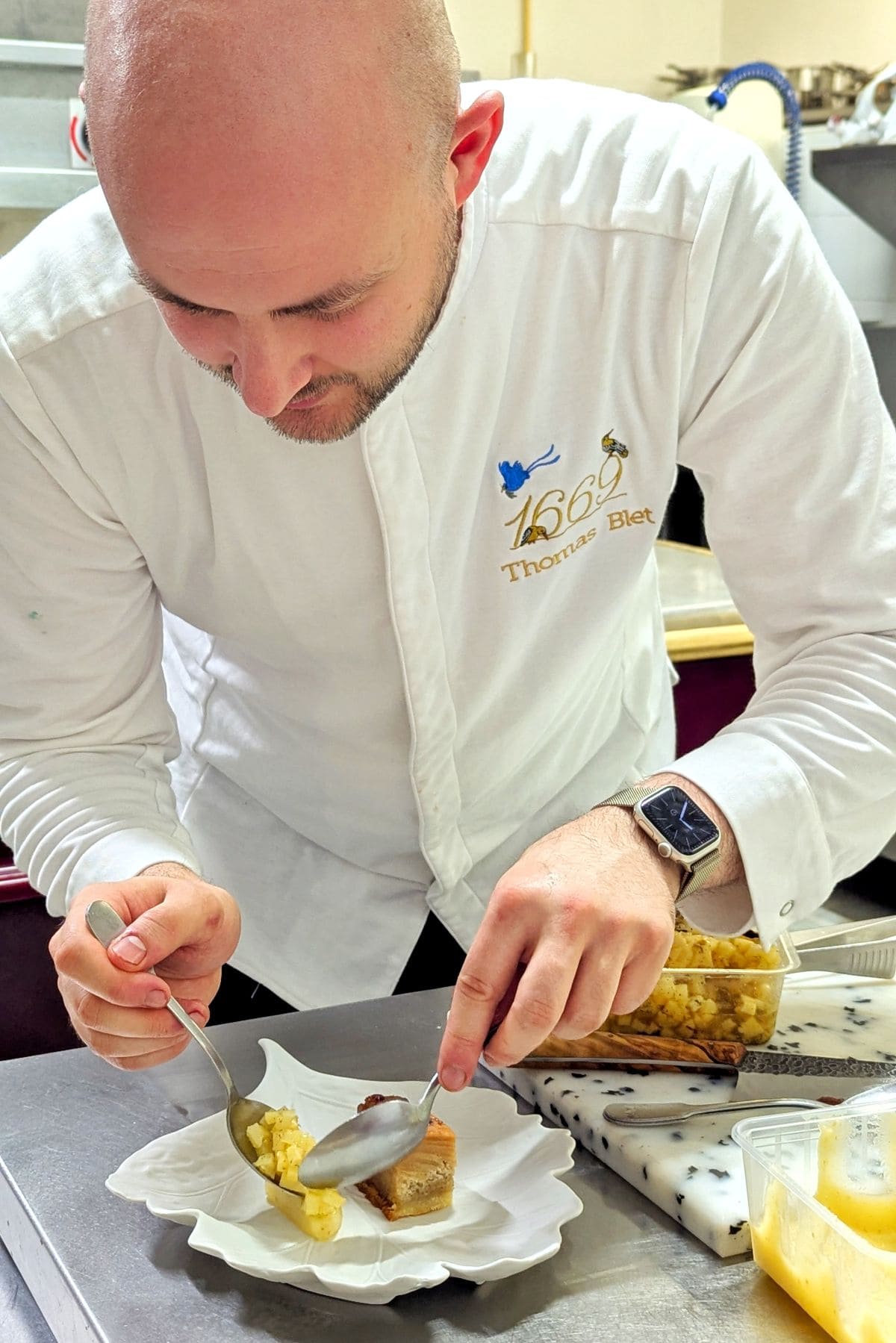 thomas blet chef restaurant le 1669 chateau de siran