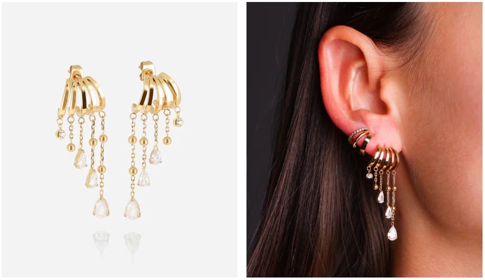 Réveillon : 12 bijoux élégants et pas chers repérés chez Zag Bijoux💍 boucle d oreille reveillon zag bijoux maria