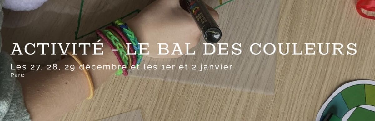 Noël au château de Chantilly ateliers pour enfants au chateau de chantilly