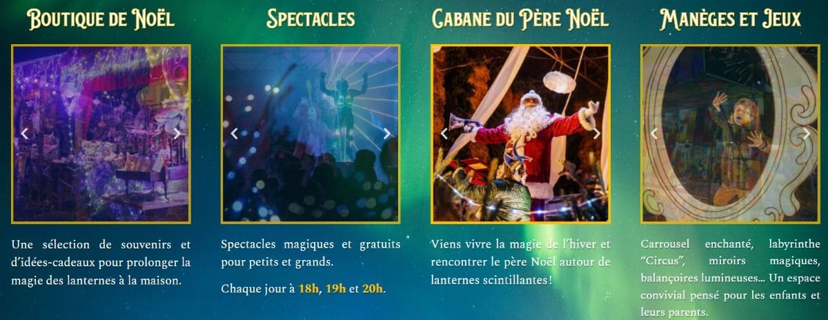 Prolongez la magie de Noël avec la féérie des lanternes de Castel Novel 🏮🤩 animations et spectacles a la feerie des lanternes de castel novel