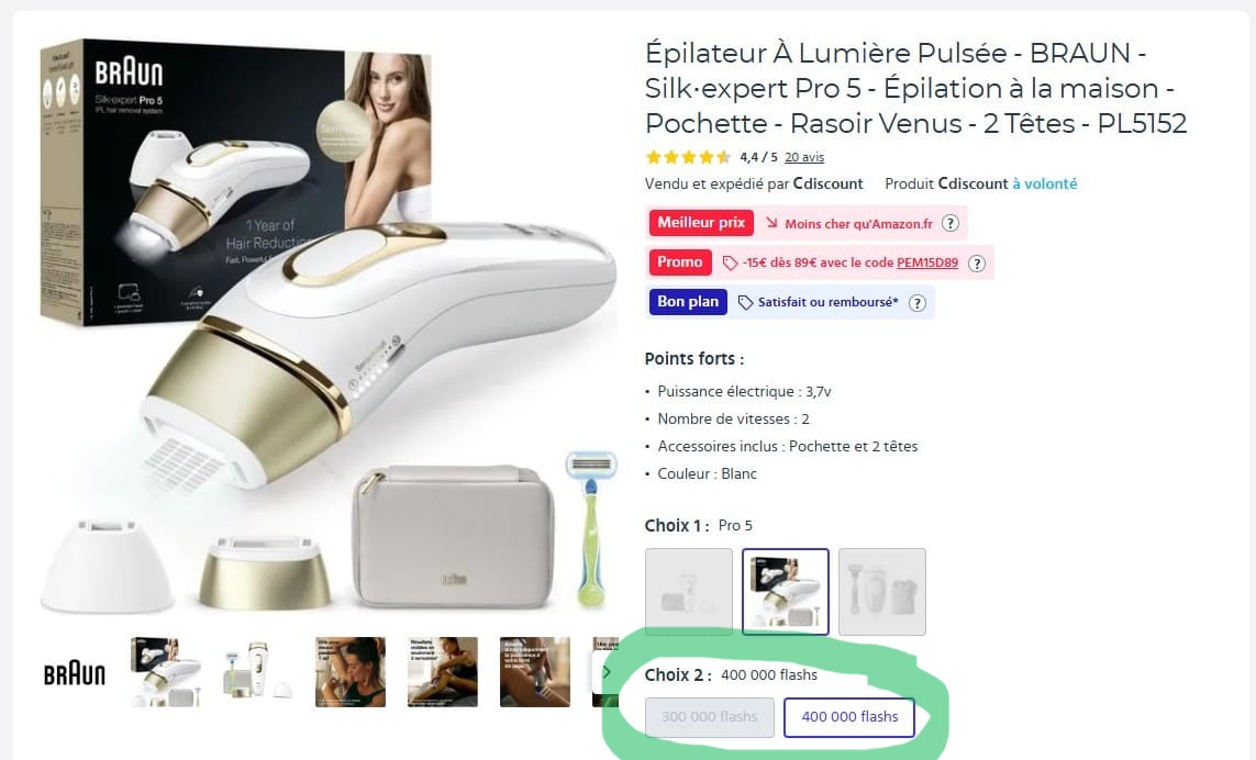 Lumière pulsée : 3 bonnes raisons de choisir ce mode d’épilation garantie du nombre de flash sur appareil epilation lumiere pulsee
