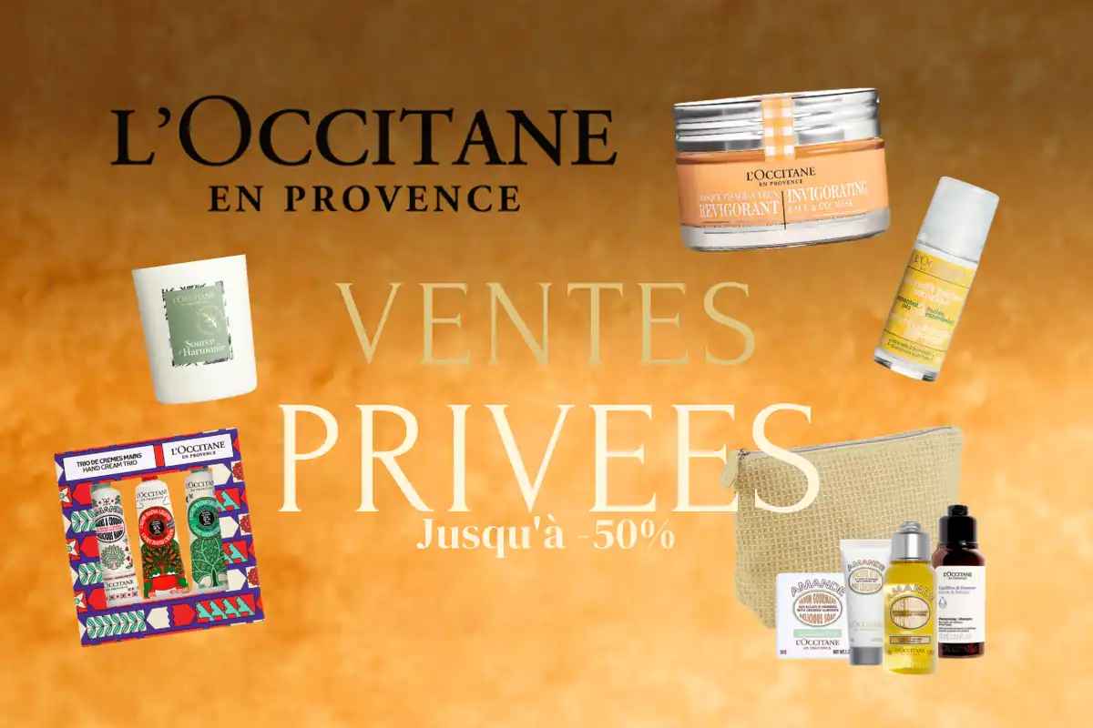 Pré soldes et ventes privées avant soldes 2026 ventes-privees-L-Occitane