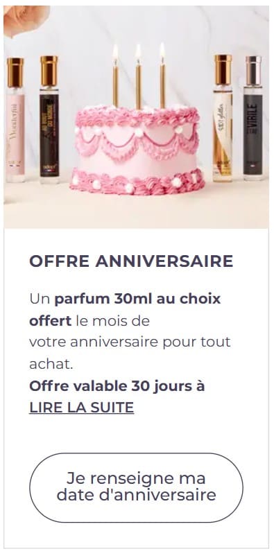 6 cadeaux offerts pour votre anniversaire ! cadeau anniversaire gratuit ADOPT
