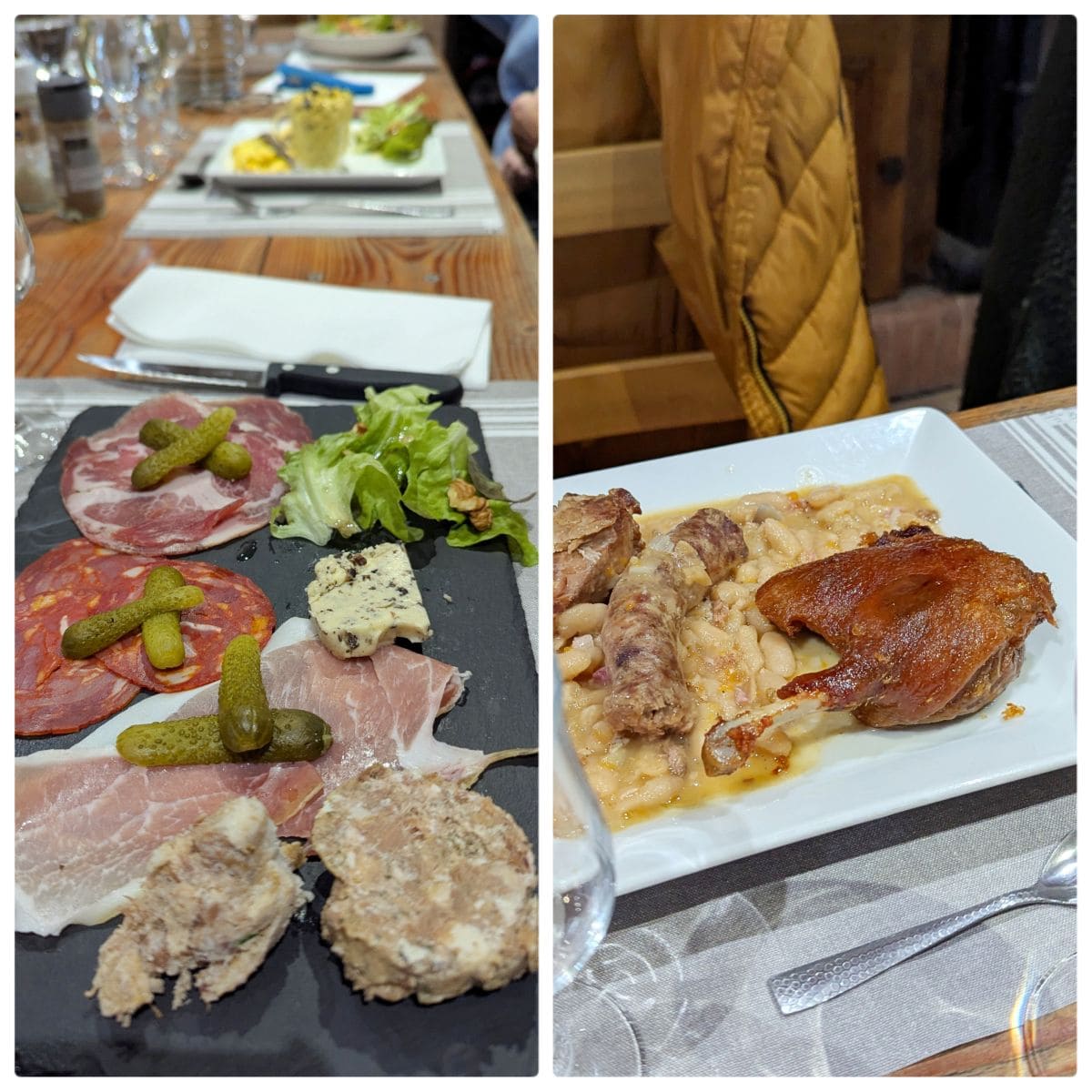 5 très bonnes tables "gaillardes" 🍽️ ! charcuterie et magret de canard de la ferme auberge de cuzance