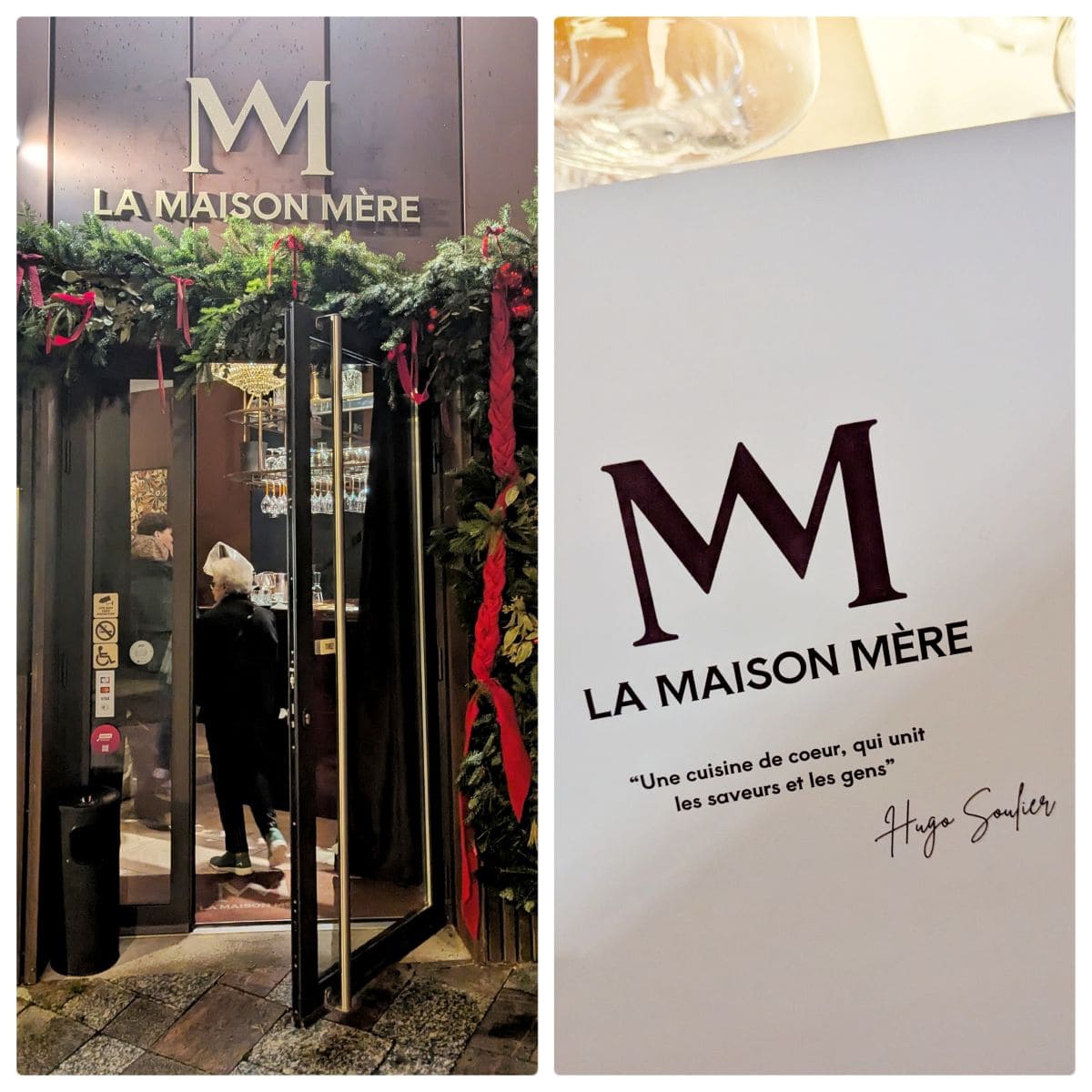 5 très bonnes tables "gaillardes" 🍽️ ! devanture restaurant la maison mere brive la gaillarde