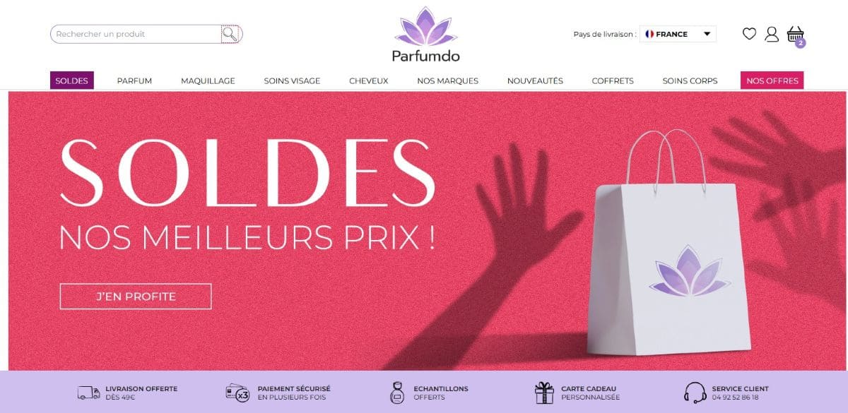 Soldes parfums : Les 7 offres à saisir chez PARFUMDO ! soldes eshop parfumdo