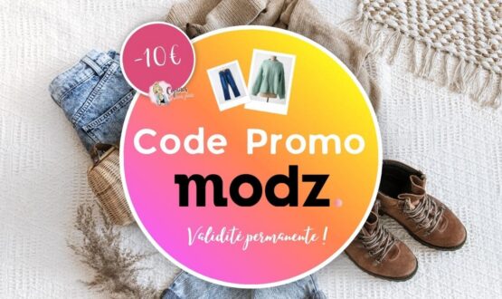 Code promo MODZ : -10€ dès 50€ d&rsquo;achats (code permanent !)
