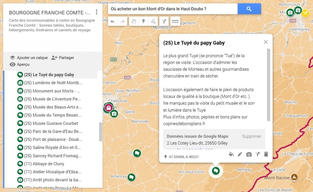 Plongez au coeur du Mont d'Or ! ou acheter du mont d or dans le doubs