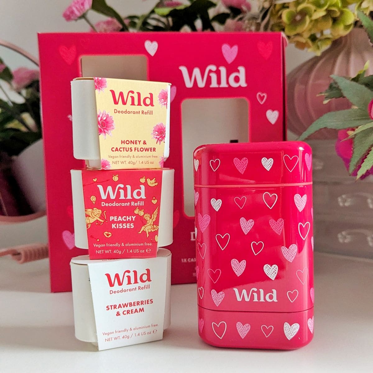 WILD St Valentin 2026 : le coffret ultra cute ! deodorant rechargeable wild coffret st valentin 2026