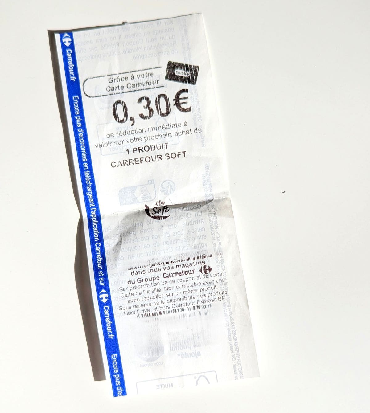 Où trouver des bons de réduction ? bon de reduction obtenu avec un ticket de caisse