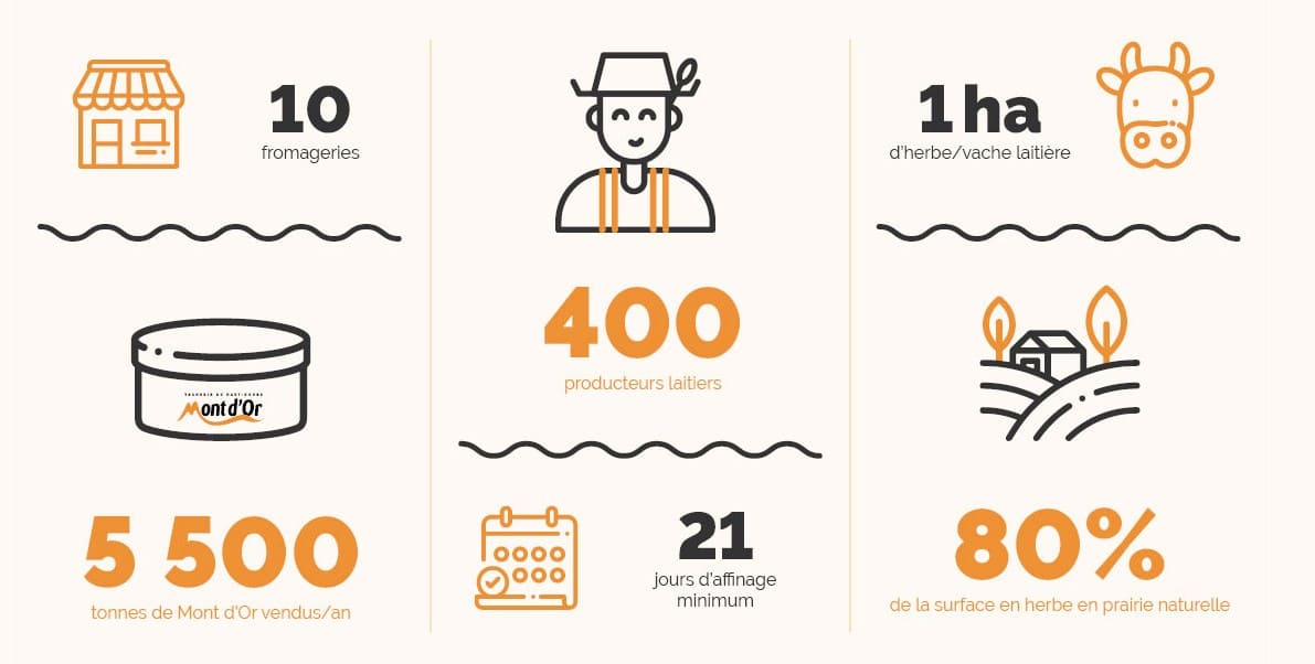 Plongez au coeur du Mont d'Or ! production du mont d or en chiffres