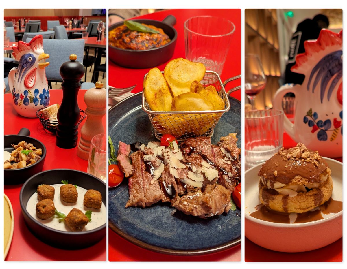 Tribe Paris Pantin, l'hôtel design et pas cher ! exemple repas restaurant tribe table pantin