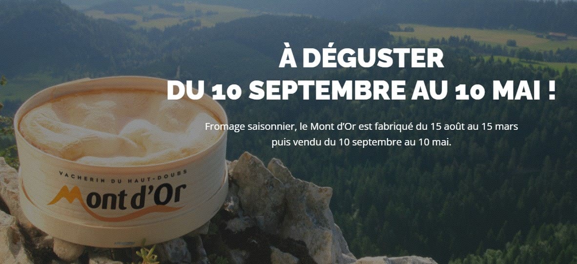 Plongez au coeur du Mont d'Or ! saison du mont d'or dates