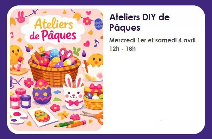 Le Parvis fête Pâques en 2026 : chasse aux oeufs et animations gratuites ! atelier DIY de paques parvis de la defense
