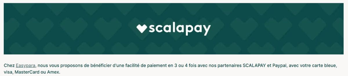 6 bons plans Easypara à connaître absolument ! facilites de paiement chez easypara