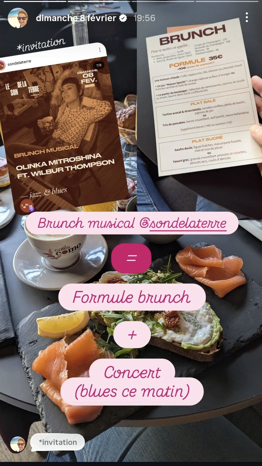 Brunch musical du Son de la Terre, éveil domical en douceur ! concert Olinka Mitroshina et Wilbur Thompson brunch musical le son de la terre