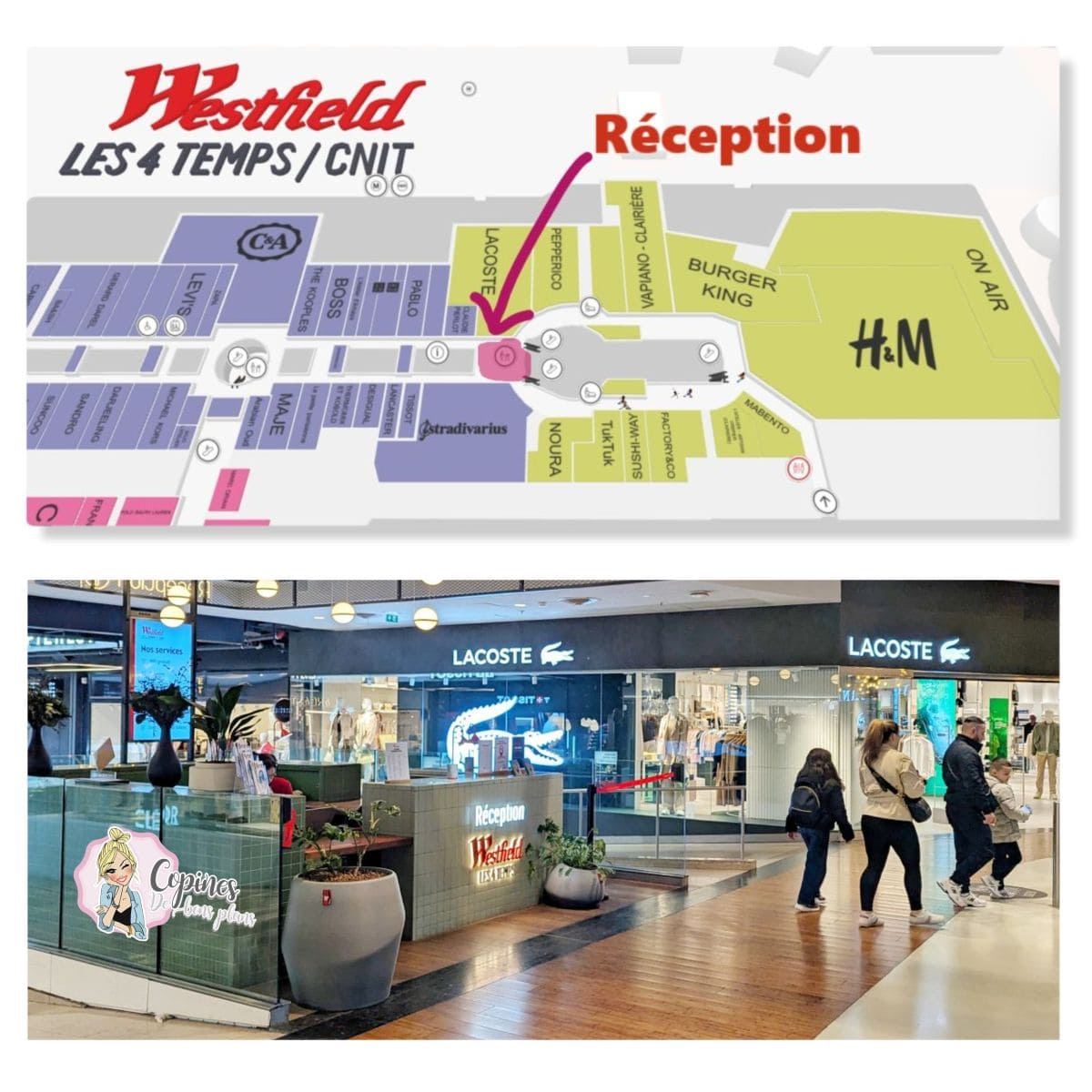 Cadeau d'anniversaire Westfield Les 4 Temps : 1 repas offert + un cadeau reception westfield les 4 temps