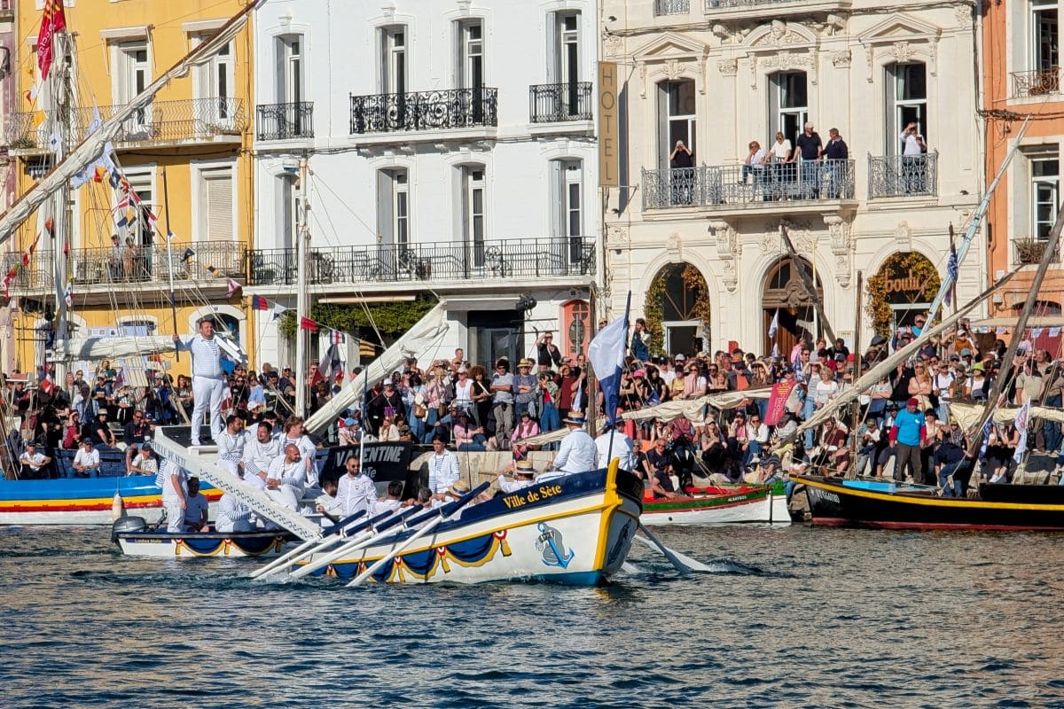 Escale à Sète, 11 excellentes raisons d'assister à la prochaine édition ! joutes setoises pendant escale a sete bateau bleu