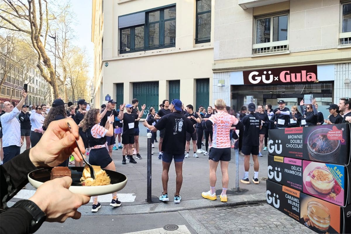 Course GÜ : 4,5 km pour goûter les nouveautés GÜ course gu a paris